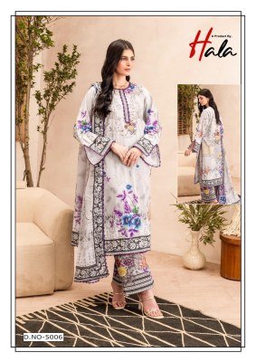 Hala Ramsha Vol 5  Ready to Wear Pure Lawn Suit with GPO Lace and Pant Style Bottom Mal Mal Dupatta Wholesale kurtis catalogs