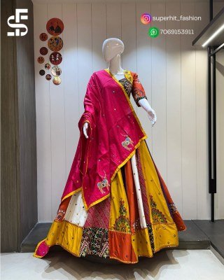 Haran 8 Meter Flare Chaniya Choli Set Pure Jaam Cotton Heavy Dupatta And Pallu Work Blouse Wholesale Amavi