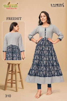 Hariyaali Kurti freehit vol 3 heavy capsule printed long gown stylish wholesale Kurti in Surat   kurtis catalogs