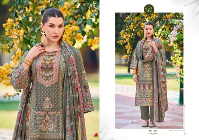 Haseen by Belliza pure cotton Digital printed Handwork dress material in low rate dress material catalogs