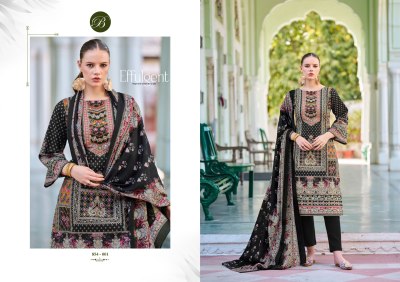 Haseen by Belliza pure cotton Digital printed Handwork dress material in low rate dress material catalogs