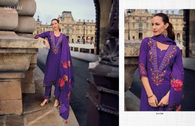 Haseena by Lily and lali embroidered exclusive kurti pant and dupatta catalogue at affordable rate readymade suit catalogs