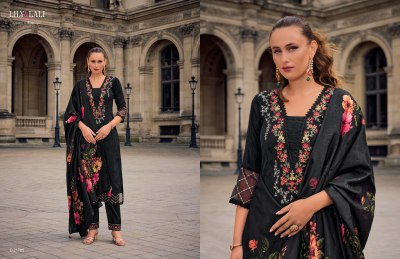 Haseena by Lily and lali embroidered exclusive kurti pant and dupatta catalogue at affordable rate readymade suit catalogs