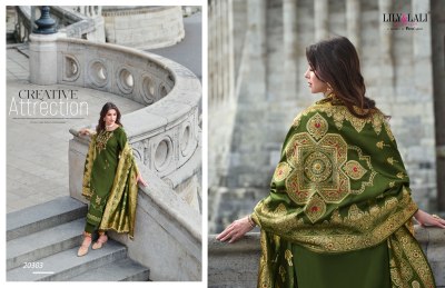 Hasmeena vol 3 by Lily and lali hand embroidered readymade suit catalogue at affordable rate readymade suit catalogs
