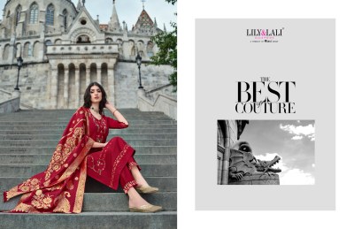 Hasmeena vol 3 by Lily and lali hand embroidered readymade suit catalogue at affordable rate readymade suit catalogs