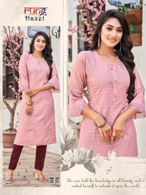 Hazel by rung Heavy reyon with embroidered kurti with pant catalogue at wholesale price kurtis catalogs