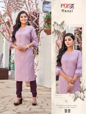 Hazel by rung Heavy reyon with embroidered kurti with pant catalogue at wholesale price kurtis catalogs
