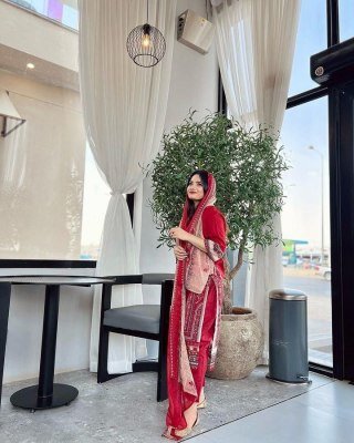 Hazzel Maria B. 2001 And 0308 Pure Cotton Printed & Embroidered Dress Material with Mal Mal Dupatta Wholesale  dress material catalogs