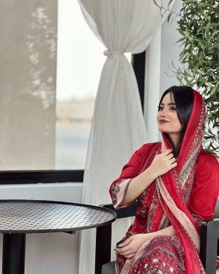 Hazzel Maria B. 2001 And 0308 Pure Cotton Printed & Embroidered Dress Material with Mal Mal Dupatta Wholesale  dress material catalogs