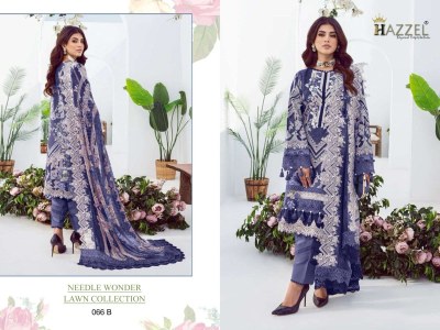 Hazzel present needle wonder lawn collection of pure cotton embroidered unstitched salwar kameez catalogue  salwar kameez catalogs