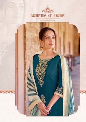 Heritage by Kadlee thread work designer readymade suit catalogue at affordable rate readymade suit catalogs