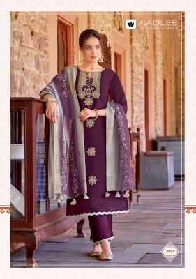 Heritage by Kadlee thread work designer readymade suit catalogue at affordable rate readymade suit catalogs
