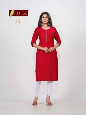 Hetvi Aarushi Dobby Fabric Designer Kurti kurtis catalogs