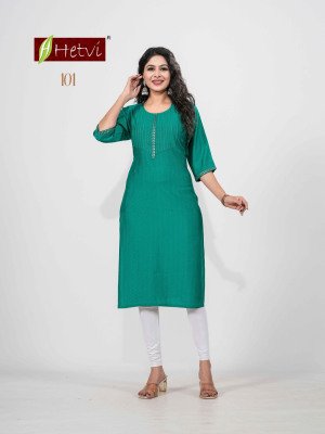 Hetvi Aarushi Dobby Fabric Designer Kurti kurtis catalogs