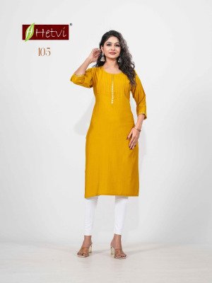 Hetvi Aarushi Dobby Fabric Designer Kurti kurtis catalogs