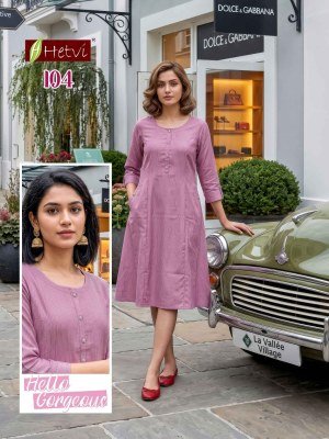 Hetvi Kritva Umbrella Style Viving Kurti Collection kurtis catalogs