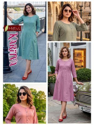 Hetvi Kritva Umbrella Style Viving Kurti Collection kurtis catalogs
