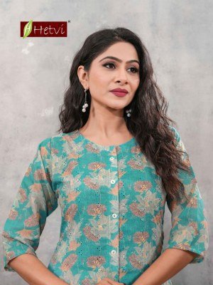 Hetvi Miraya New Launch Digital Print Kurti Set with Shifali Work kurtis catalogs