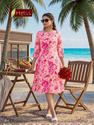 Hetvi Priyanshi Cotton Flex Print Kurti kurtis catalogs