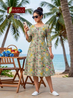 Hetvi Priyanshi Cotton Flex Print Kurti kurtis catalogs