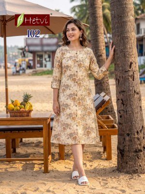 Hetvi Priyanshi Cotton Flex Print Kurti kurtis catalogs