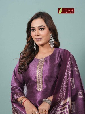 Hetvi Sanskruti Silk Suit with Digital Dupatta kurti pant with dupatta Catalogs
