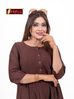 Hetvi Yukti Rayon Dobby Umbrella Kurti Amavi