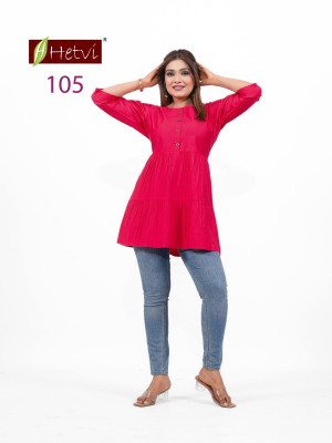 Hetvi Yukti Rayon Dobby Umbrella Kurti kurtis catalogs