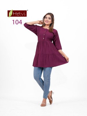Hetvi Yukti Rayon Dobby Umbrella Kurti kurtis catalogs