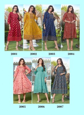 Hinaya Sia vol 2 Trendy Long gown Faired  wholesale Kurti catalogue  kurtis catalogs