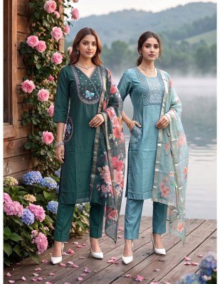Hira Kit-Kat  Kurti Pant with Dupatta kurti pant with dupatta Catalogs