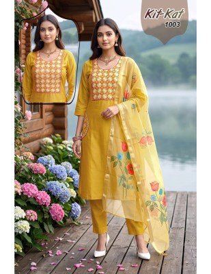 Hira Kit-Kat  Kurti Pant with Dupatta kurti pant with dupatta Catalogs