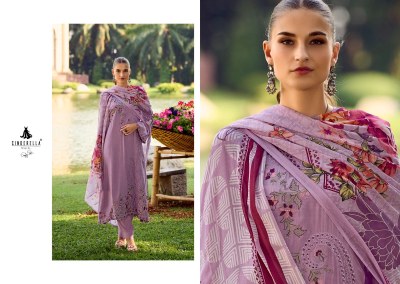 IBIZA by Cinderella pure bambarg embroidered digital printed unstitched dress material catalogue  salwar kameez catalogs