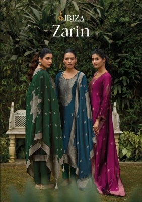 IBZIA present Zarin pure banglory silk jacquard with handwork unstitched salwar kameez catalogue at affordable rate  IBIZA