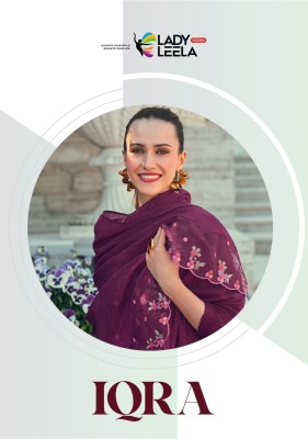 IQRA by LAdy leela embroidered silk readymade kurti pant and dupatta catalogue Lady leela