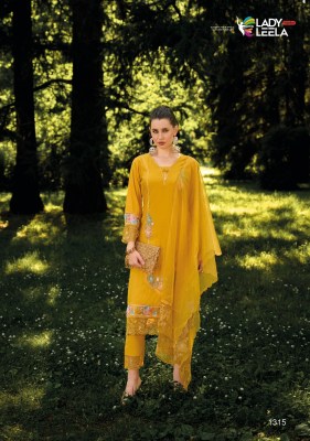 Ibadat 03 by Lady leela Applique work fancy kurti pant and dupatta catalogue at amaviexpo readymade suit catalogs