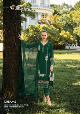 Ibadat 03 by Lady leela Applique work fancy kurti pant and dupatta catalogue at amaviexpo readymade suit catalogs