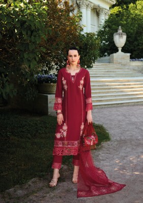 Ibadat 03 by Lady leela Applique work fancy kurti pant and dupatta catalogue at amaviexpo readymade suit catalogs