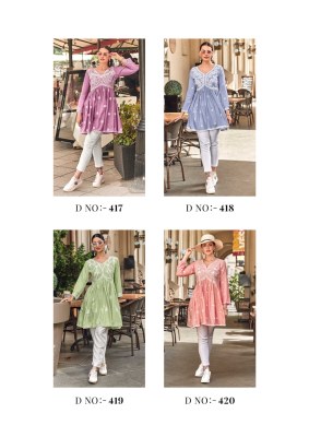 Ibadat vol 2 by Vamika Nx heavy reyon fancy western top catalogue at  amaviexpo western wear catalogs