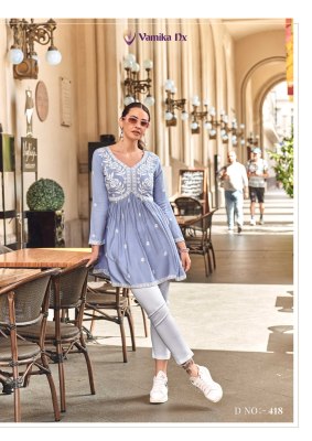 Ibadat vol 2 by Vamika Nx heavy reyon fancy western top catalogue at  amaviexpo western wear catalogs