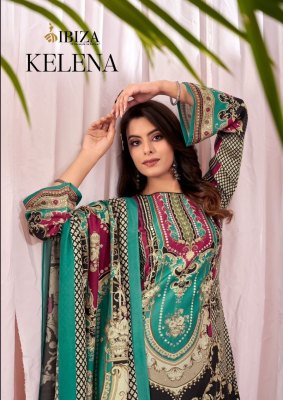 Ibiza by Kelena pure bembarg maslin digital printed with handwork salwar kameez catalogue  IBIZA