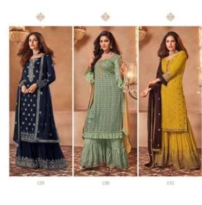 Inara present Sayuri designer fancy sharara suit catalogue at wholesale price pakistani suit catalogs