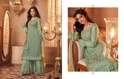 Inara present Sayuri designer fancy sharara suit catalogue at wholesale price pakistani suit catalogs