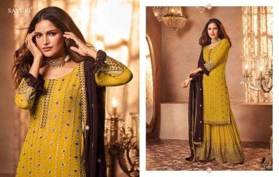 Inara present Sayuri designer fancy sharara suit catalogue at wholesale price pakistani suit catalogs