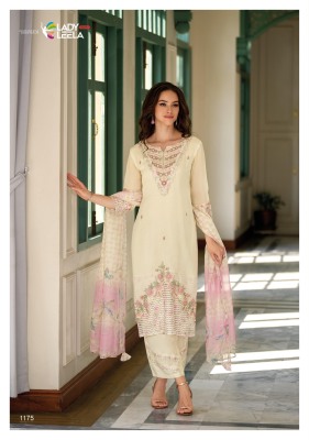 Inaya by lady leela embroidered organza fancy kurti pant and dupatta catalogue at affordable rate readymade suit catalogs