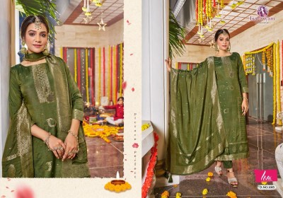 Isavasyam corporation by banarasi handwork designer readymade suit catalogue at wholesale rate kurtis catalogs