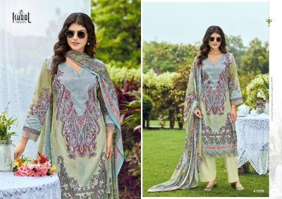 Ishaal Prints GULMOHAR Vol-41 Pure Lawn 3-Piece Dress Material with Dupatta dress material catalogs