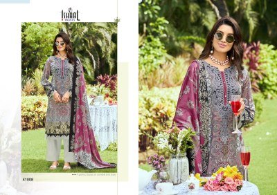 Ishaal Prints GULMOHAR Vol-41 Pure Lawn 3-Piece Dress Material with Dupatta dress material catalogs
