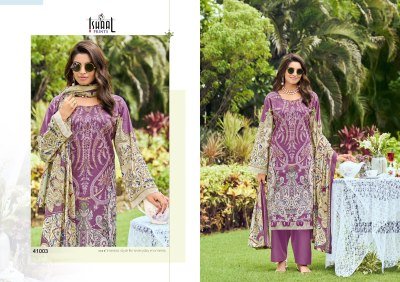 Ishaal Prints GULMOHAR Vol-41 Pure Lawn 3-Piece Dress Material with Dupatta dress material catalogs