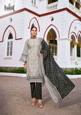 Ishaal Prints  Presents Ishaal Embroidered Vol 6 Luxury Lawn Cotton Embroidered Pakistani Salwar Suits catalogue wholesale price  pakistani suit catalogs